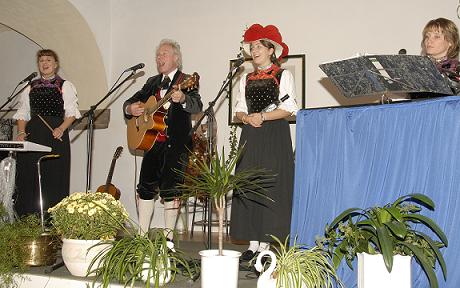 Jürgen und sein Trio bei einem Live-Auftritt 2007.
